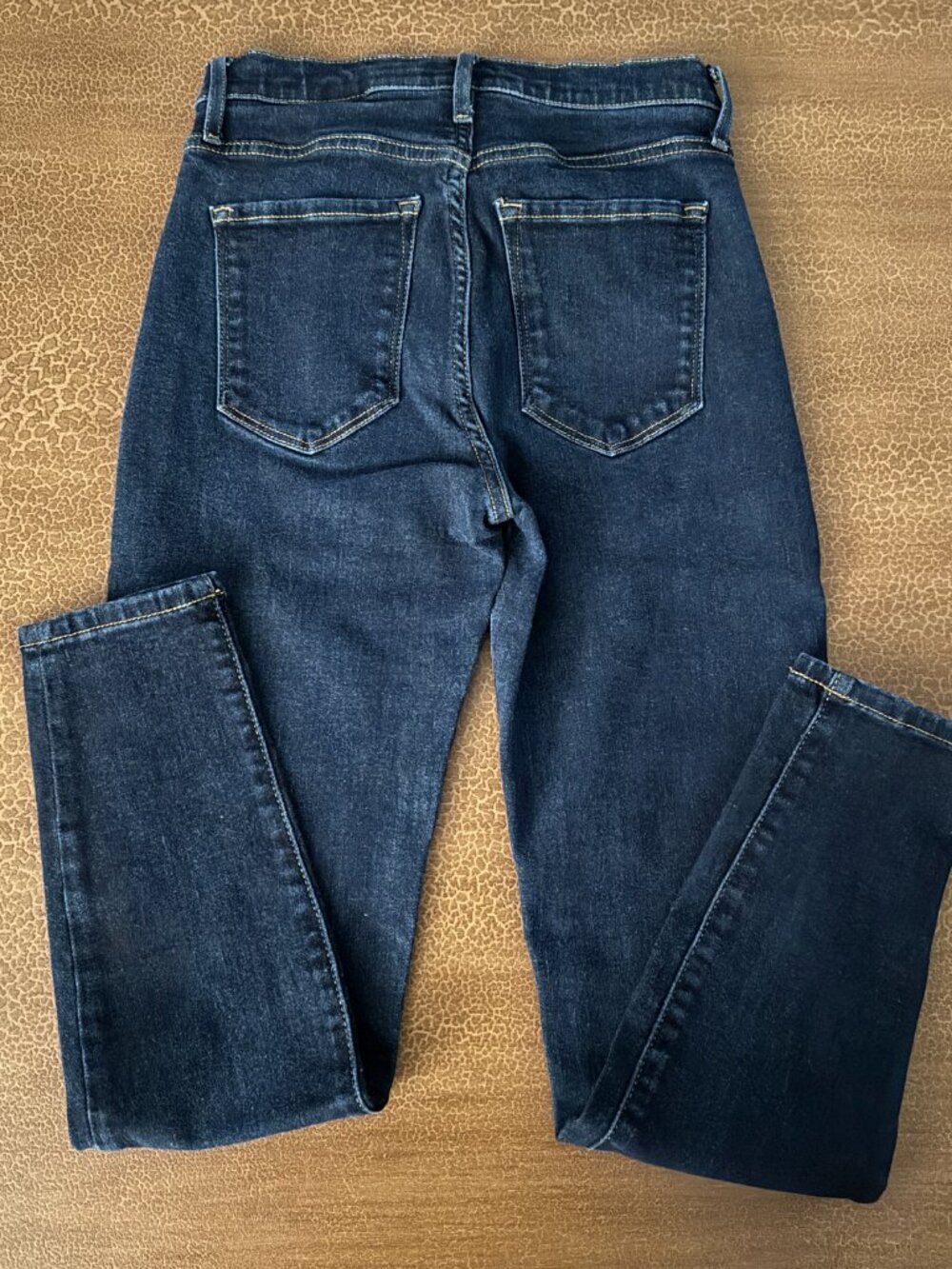 Banana Republic High Rise Skinny Jeans Dark Denim - Size 26 - Picture 2 of 2
